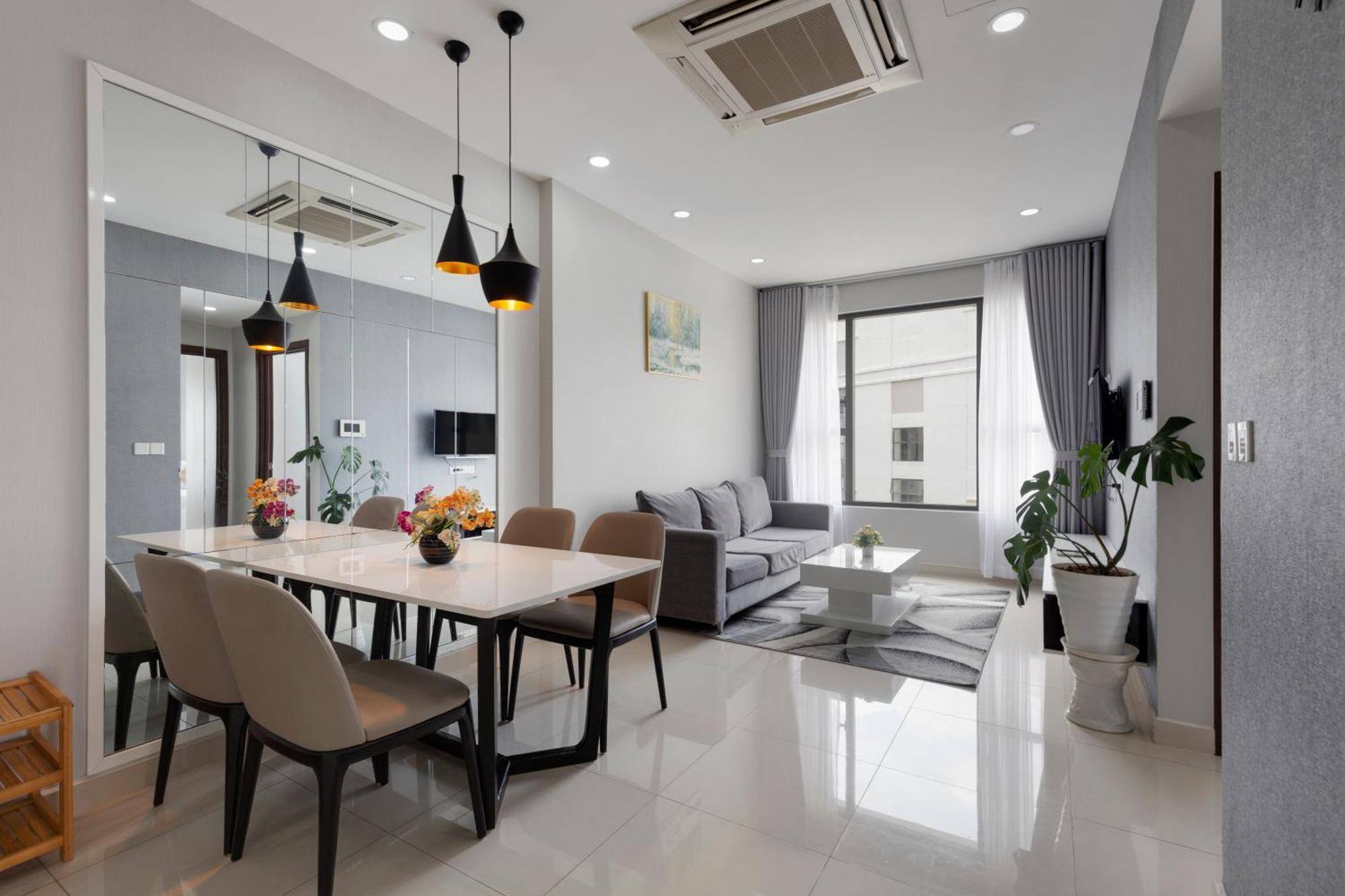 הו צ'י מין סיטי Smile Home Tresor Apartment - Modern Comfortable מראה חיצוני תמונה