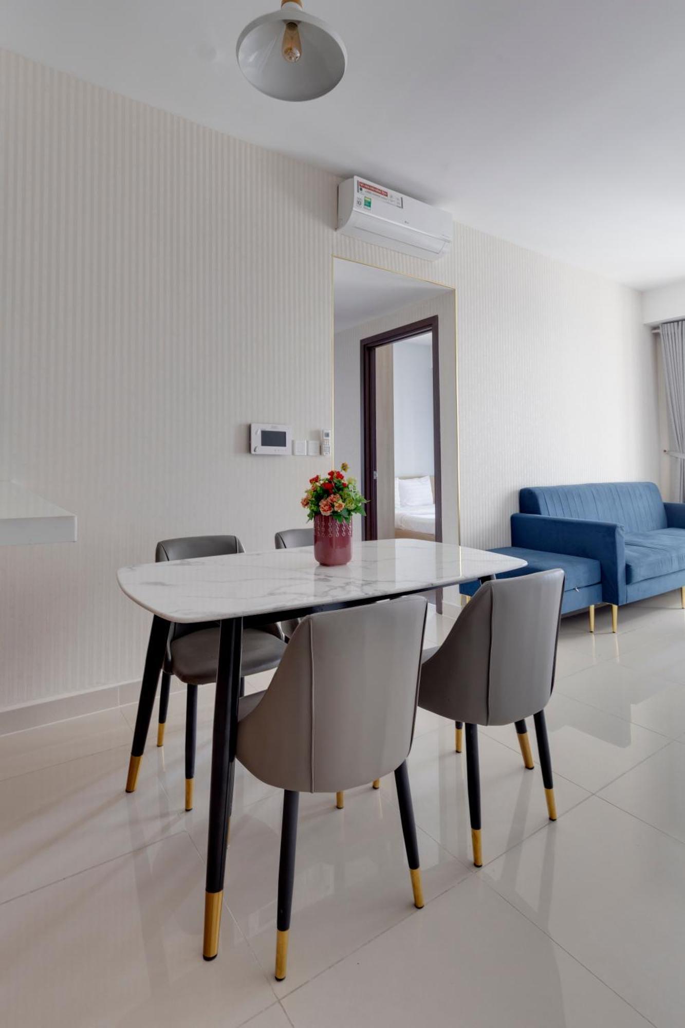 הו צ'י מין סיטי Smile Home Tresor Apartment - Modern Comfortable מראה חיצוני תמונה