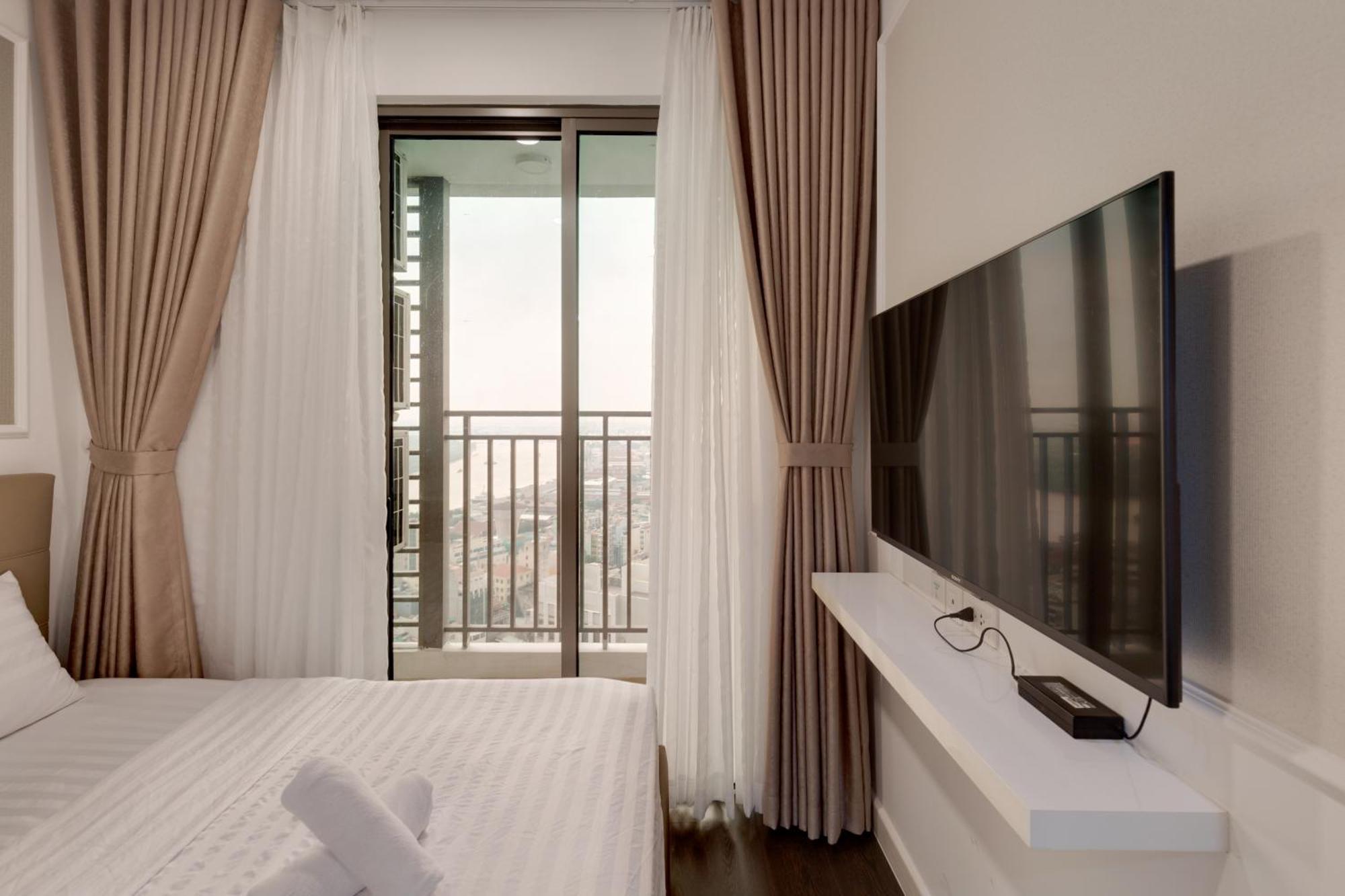 הו צ'י מין סיטי Smile Home Tresor Apartment - Modern Comfortable מראה חיצוני תמונה